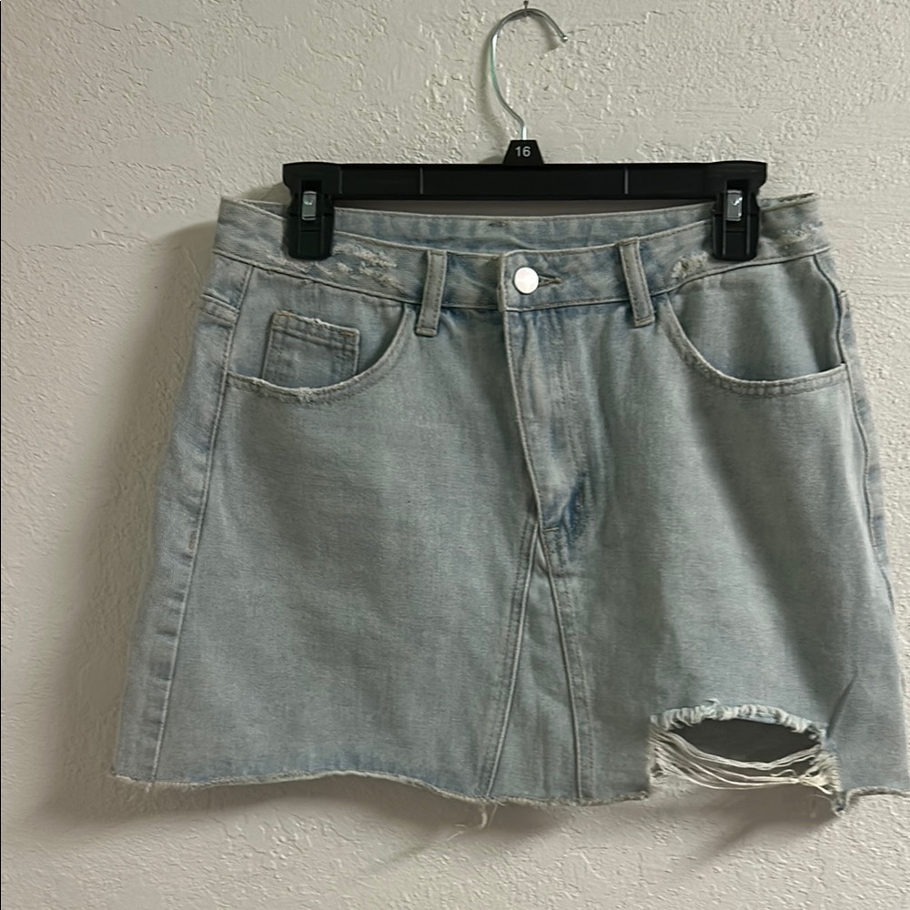 SHEIN‎ Denim Mini Skirt